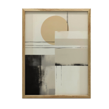  PLAKÁT KERETFALHOZ A SEMMISÉG HARMÓNIÁJA 50x70 CM FEKETE grafika, keretezett kép