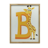  PLAKÁT KERETHEZ FALI ZSIRÁF NEVEVŐ B BETŰ 70x100 CM BARNA