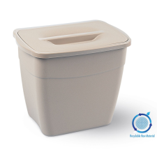 Planet Koala szemetes, fedővel 6L (Hanging Bucket) mink (tejeskávé) színű szemetes