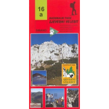 Planinarska karta 16a Sjeverni Velebit turista térkép észak Smand 1:30 000 2014 térkép
