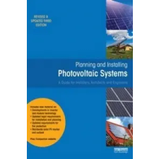  Planning and Installing Photovoltaic Systems – Deutsche Gesellschaft fur Sonnenenergie (DGS) idegen nyelvű könyv