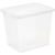 Plast Team Basic Box Tárolódoboz, 31 l, 42,5×33×34,7 cm, átlátszó