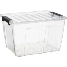 Plast Team Iris Home Box Műanyag Tárolódoboz zárható tetővel 15L - Átlátszó (PT22410800) bútor