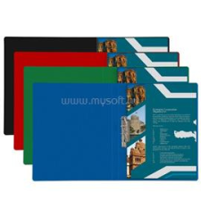 Plastweld PVC A4 kék villámzáras mappa (62-010-0346) mappa