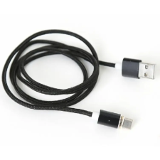 Platinet Micro USB to USB Magnetic Plug Cable 1m Black PUCMPM1 kábel és adapter