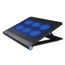 Platinet PLCP6FB Laptop Cooler Pad 6 Fans Blue LED Black laptop kellék