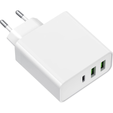 Platinet Wall USB Charger 65W White (PLCUPD65W) mobiltelefon kellék