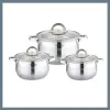 Platinum Premium Platinum 6 részes rozsdamentes edénykészlet PL-10012