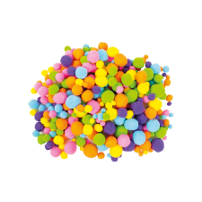 Playbox : Pom-Pom neon színekben 500db-os csomag kreatív és készségfejlesztő