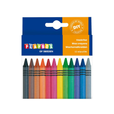 Playbox : Zsírkréta 12db-os készlet 0,8cm kréta