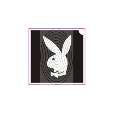 Playboy nyuszi (csss0091) csillámtetoválás