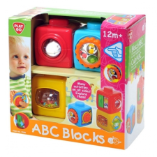 Playgo ABC kockák készségfejlesztő bébijáték kreatív és készségfejlesztő