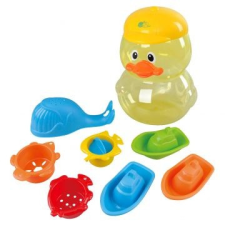 Playgo : Bébi fürdőjáték készlet kacsás tárolóban fürdőszobai játék
