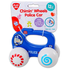 Playgo : Csörgős rendőr bébiautó autópálya és játékautó