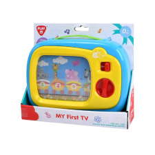 Playgo : Felhúzható, zenélő bébi TV kreatív és készségfejlesztő