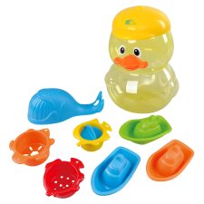 Playgo Toys Playgo 1926 Bébi fürdőjáték készlet kacsás tárolóban fürdőszobai játék