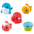 Playgo Toys Playgo Vizet spriccelő puha tengeri állatkák (5 db) - Többféle