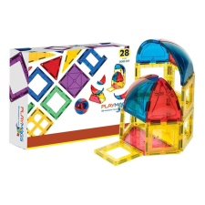 Playmags 3D mágneses építőkészlet - 28 darabos készlet mágneses építőjáték