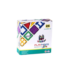 Playmags Kiegészítő készlet mágneses építőjáték 24 darabos makett