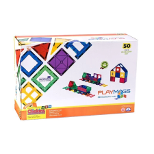 Playmags Vasútállomás mágneses építőjáték 50 darabos makett