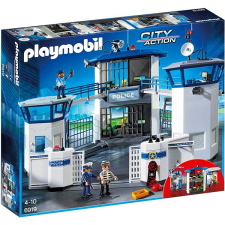 Playmobil 6919 Rendőr-főkapitányság cellákkal és helikopter leszállóval playmobil