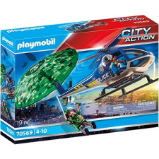 Playmobil 70569 Rendőrségi helikopter: Ejtőernyős-üldözés playmobil