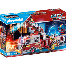 Playmobil 70935 Óriás amerikai létrás tűzoltóautó vízágyúval playmobil