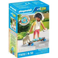 Playmobil 71612 my Life - Gördeszkás Fiú kutyával Építőjáték playmobil