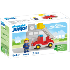 Playmobil 71683 Junior - Létrás tűzoltóautó Építőjáték (71683) játékfigura
