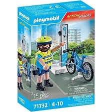 Playmobil 71732 Action Heroes - Biciklis rendőr (71732) játékfigura