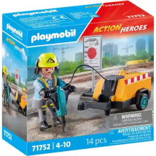 Playmobil 71752 Építőmunkás légkalapáccsal playmobil
