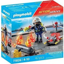 Playmobil 71826 Action Heroes - Tűzoltó tömlővel (71826) játékfigura