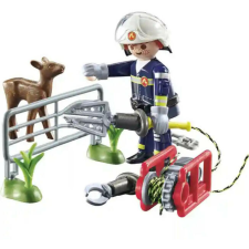Playmobil Action Heroes Tűzoltó állatmentés közben (71467) (Playmobil71467) játékfigura