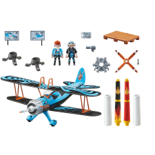 Playmobil Air Stuntshow Doppeldecker "Phönix" repülőgép playmobil