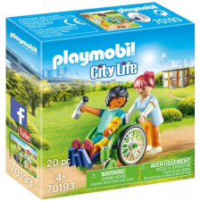 Playmobil : Beteg kerekesszékben (70193) (Play70193) - Játékfigurák playmobil