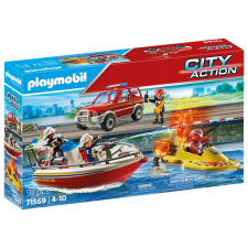 Playmobil City Action : 71569 Tűzoltó akció a vízen playmobil