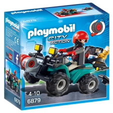 Playmobil City Action Műkincsrabló szuper kvadján 6879 playmobil