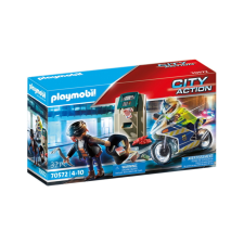 Playmobil - City Action - Rendőrségi motor - Pénztolvaj nyomában játékszett playmobil