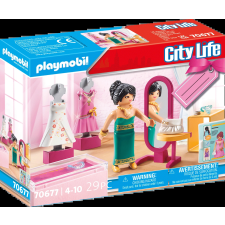 Playmobil City Life butik ajándékszett divatos ruhákkal playmobil