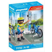Playmobil : Kerékpáros rendőr töltőállomással barkácsolás, építés