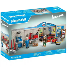 Playmobil® Playmobil 71620 '60-as évekbeli Vespa szervíz piros robogóval playmobil
