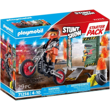 Playmobil Starter Pack - Kaszkadőr motorral és tüzeskarikával (71256) playmobil