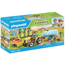 Playmobil Traktor utánfutóval és víztartállyal (71442) (Playmobil71442) játékfigura
