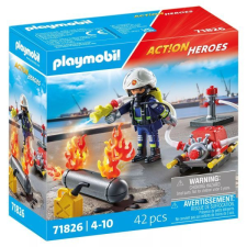 Playmobil : Tűzoltó figura vízágyúval playmobil