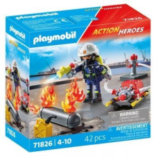 Playmobil : Tűzoltó figura vízágyúval barkácsolás, építés