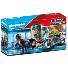 Playmobil : Városi forgatag - Rendőrségi motor: Pénztolvaj nyomában (70572) (Play70572) - Játékautók autópálya és játékautó