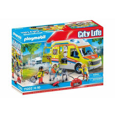 Playset Playmobil 71202 City Life Ambulance 67 Darabok játékfigura