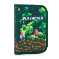  Playworld egyszintes tolltartó 2 füllel, üres tolltartó
