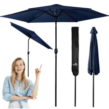 Plonos Parasol ogrodowy składany 6 segmentowy 300 cm z pokrowcem Plonos PL-884 kerti bútor