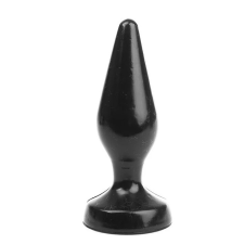 Plug Classic XS – 9 cm-es prémium anál duga, fekete anál